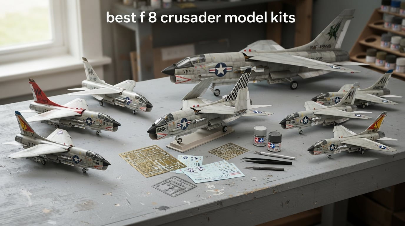 best f 8 crusader model kits