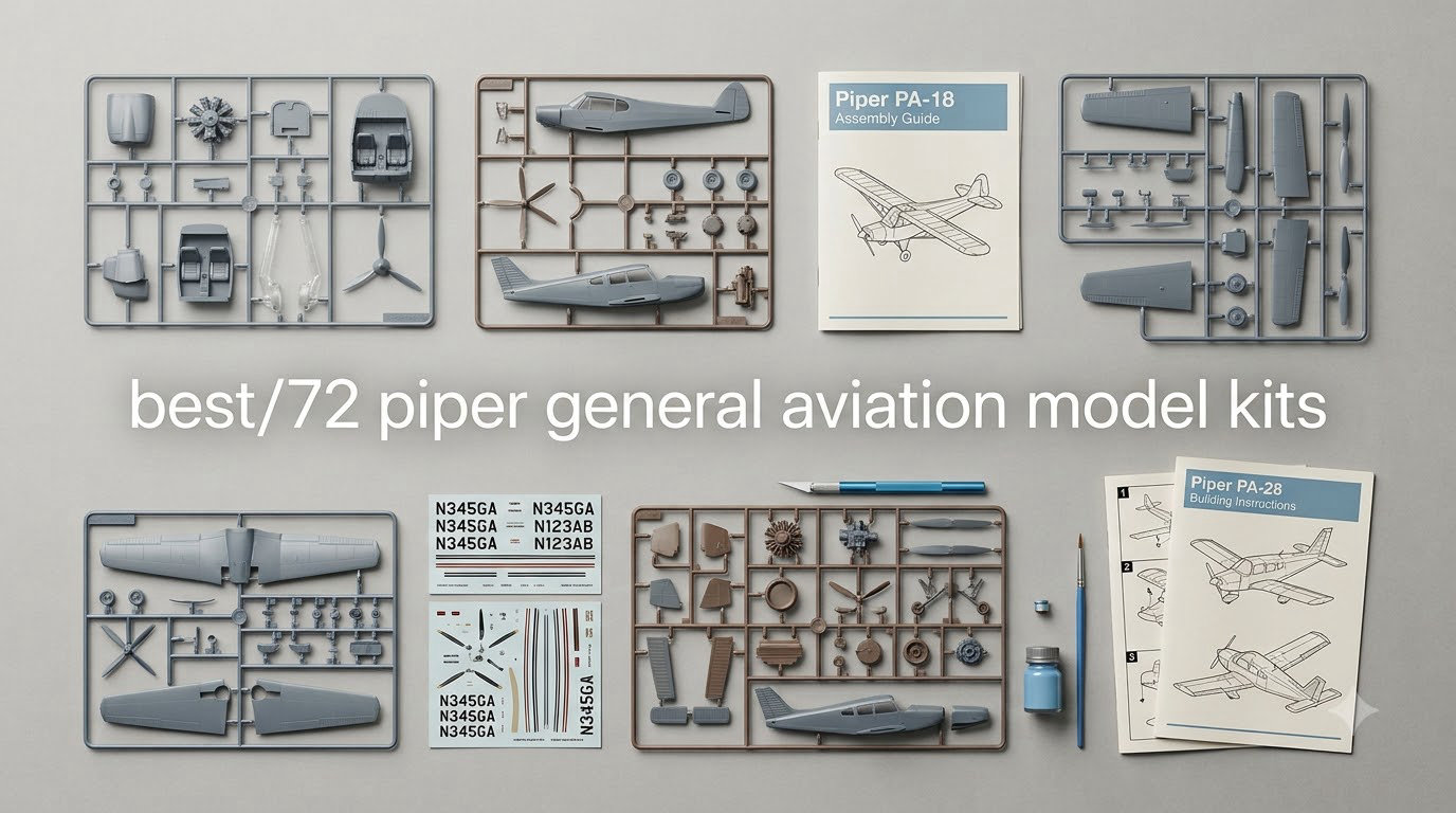 best 1/72 piper general aviation model kits