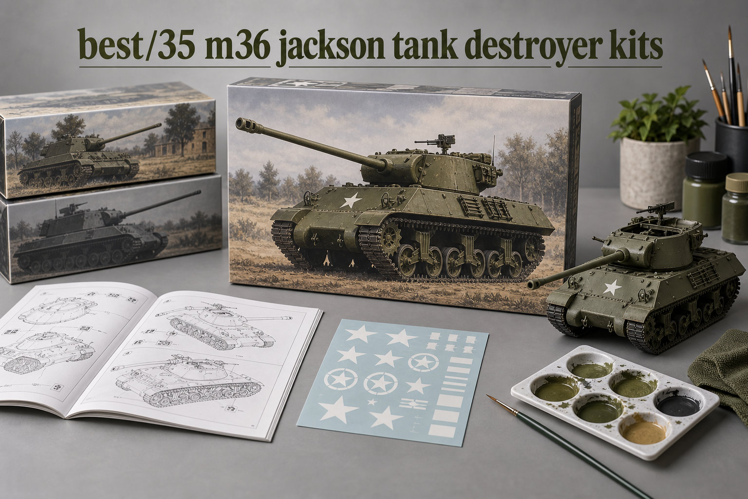 best 1/35 m36 jackson tank destroyer kits