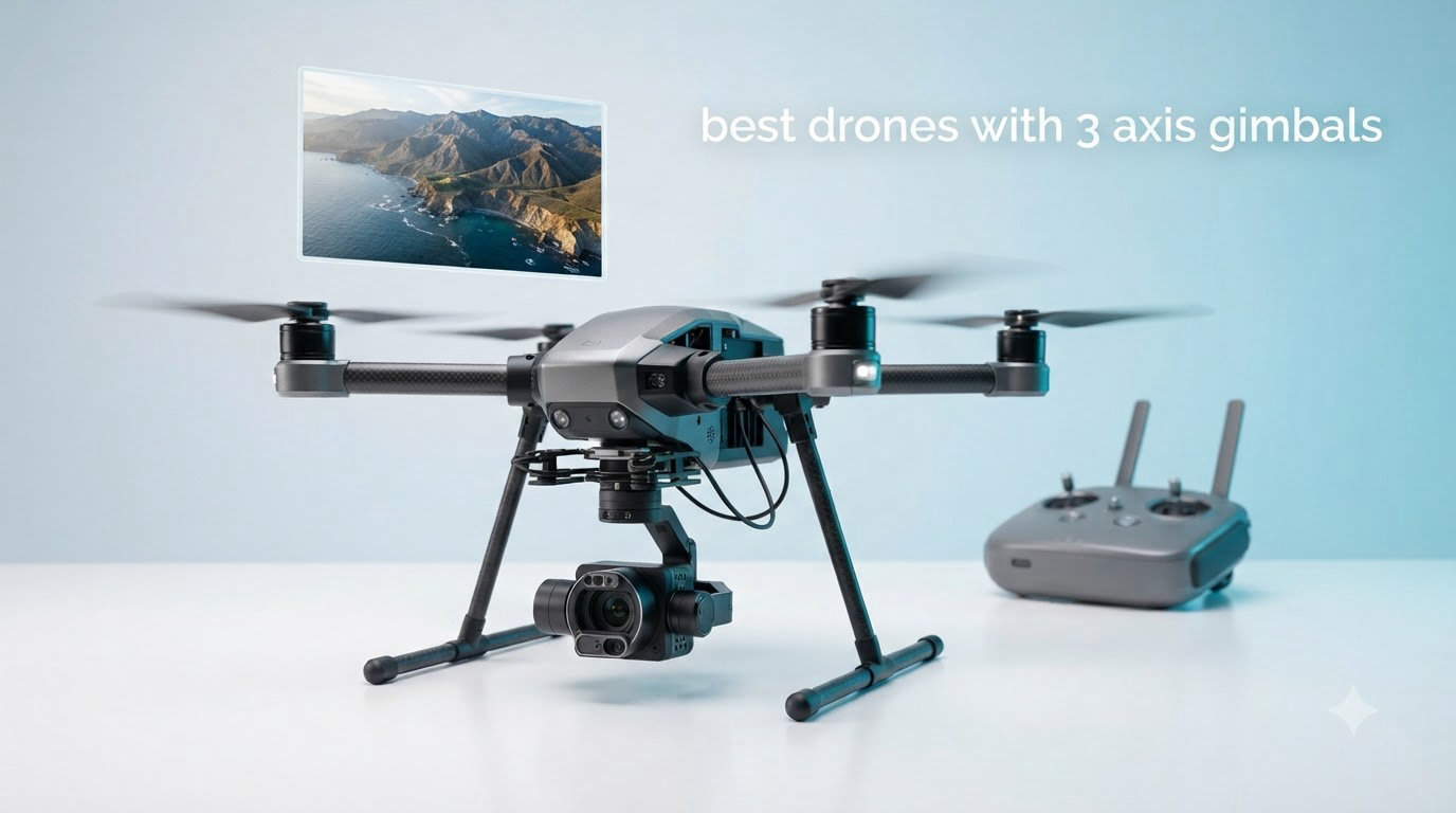 best drones with 3 axis gimbals