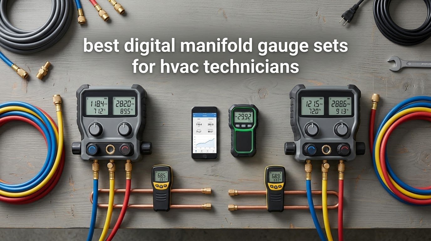 best digital manifold gauge sets for hvac technicians