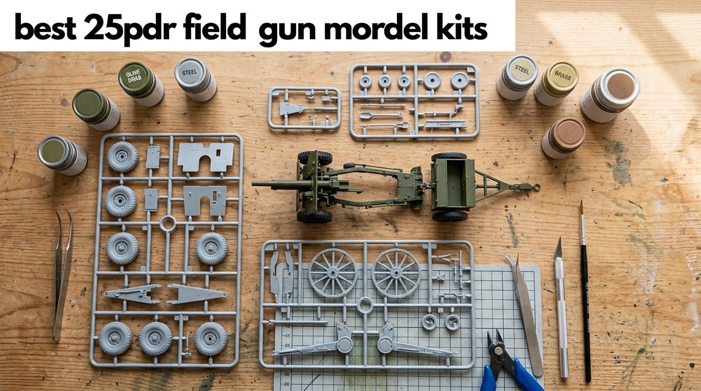 best 25pdr field gun model kits