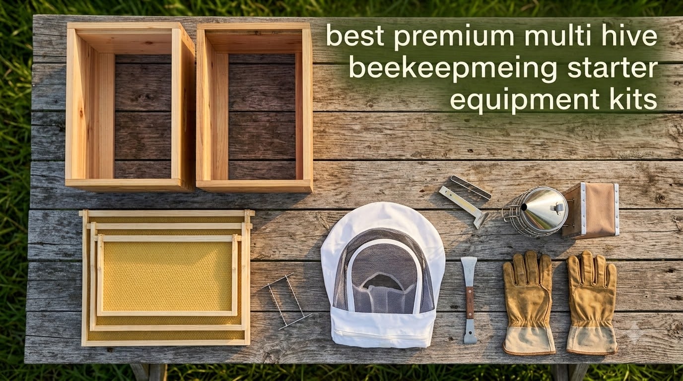 best premium multi hive beekeeping starter equipment kits