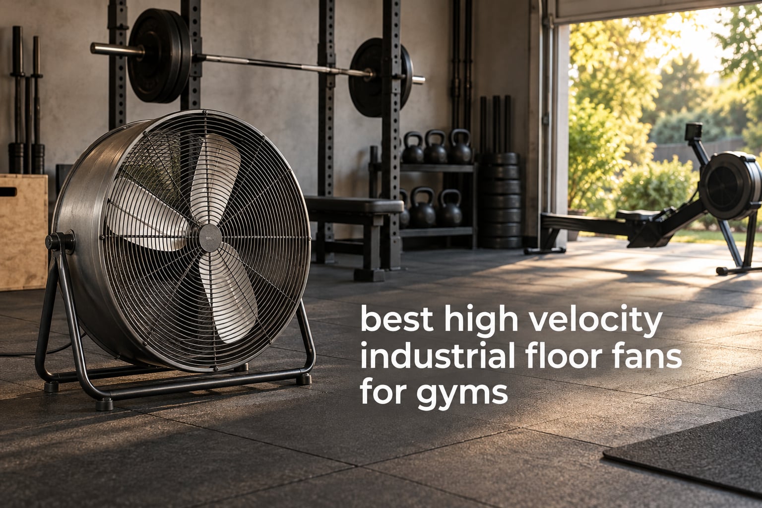 best high velocity industrial floor fans for gyms