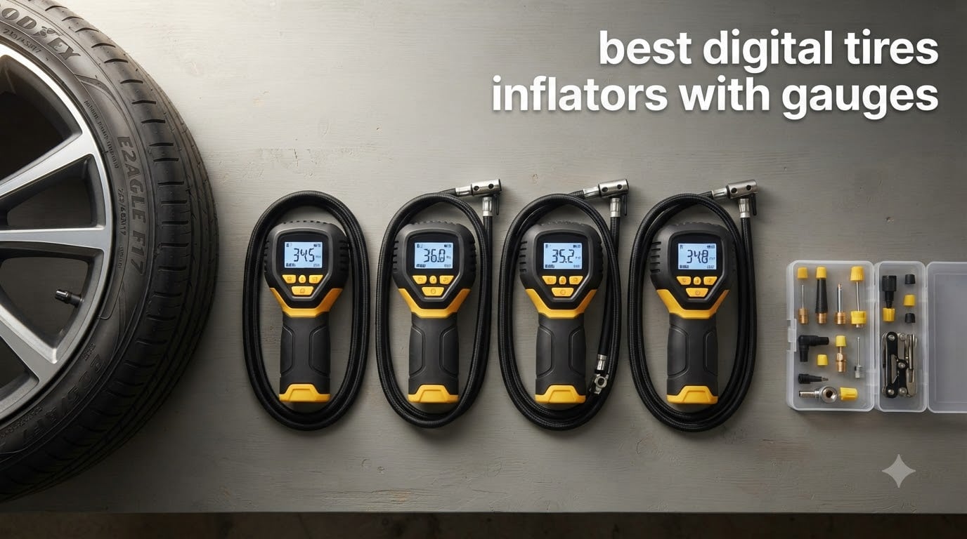 best digital tires inflators with gauges