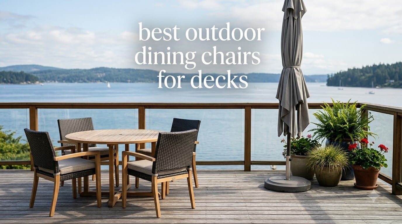 best outdoor dining chairs for decks
