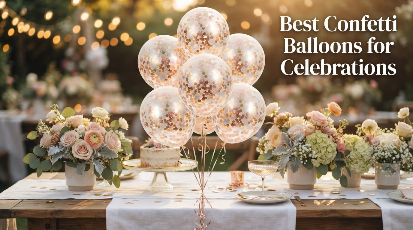Best Confetti Balloons for Celebrations