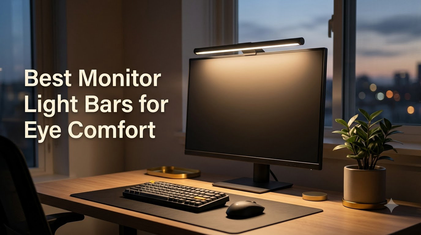 Best Monitor Light Bars for Eye Comfort