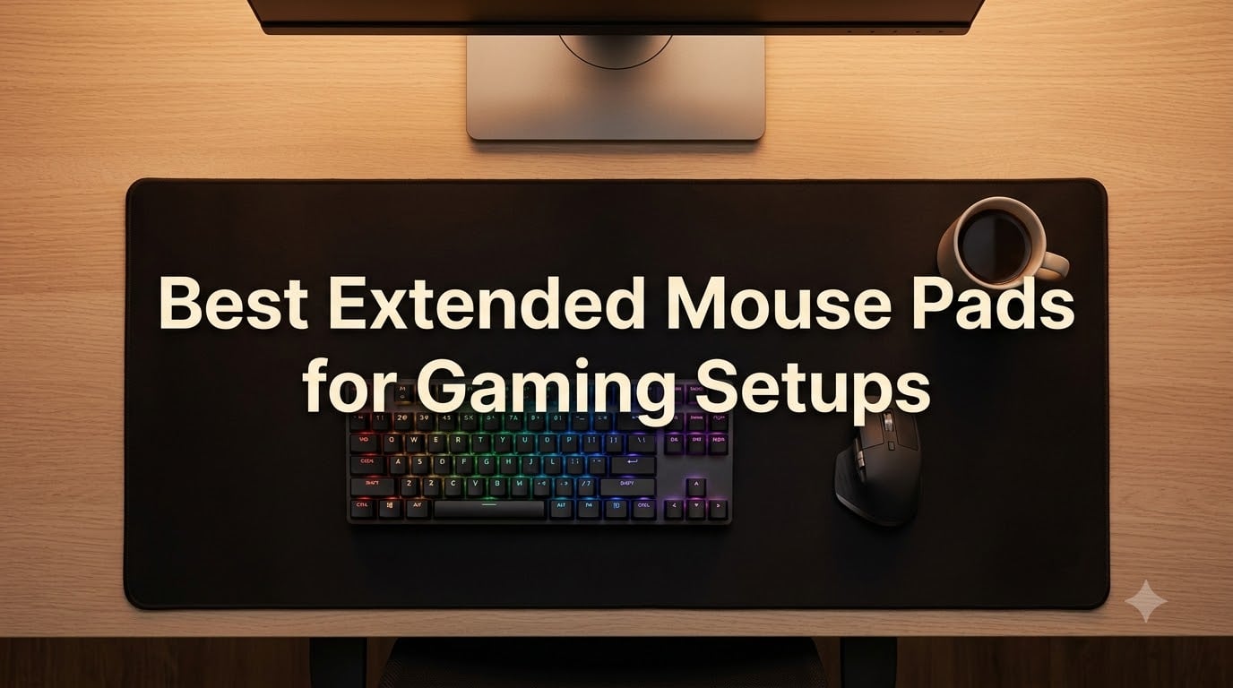 Best Extended Mouse Pads for Gaming Setups