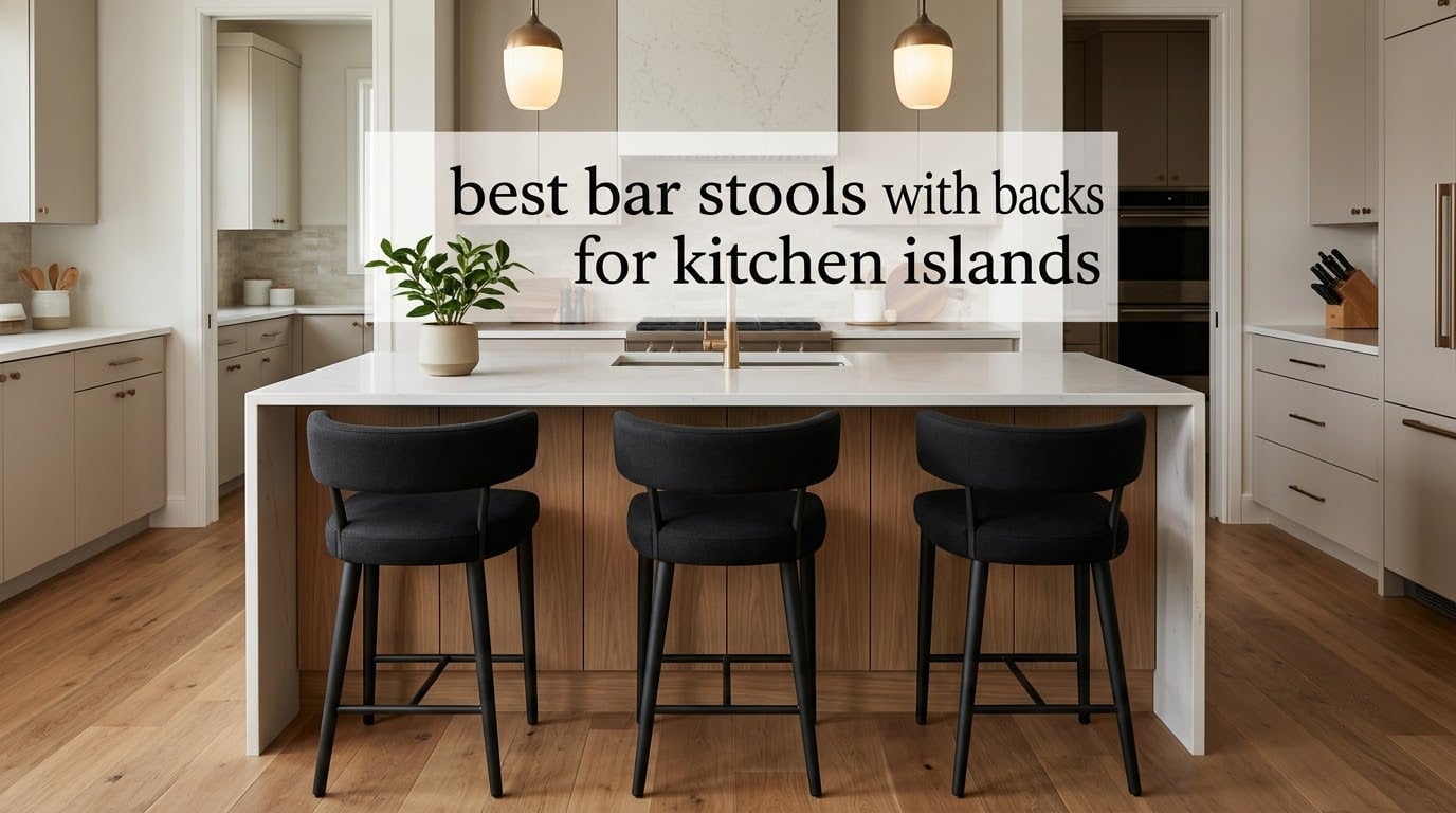best bar stools with backs for kitchen islands
