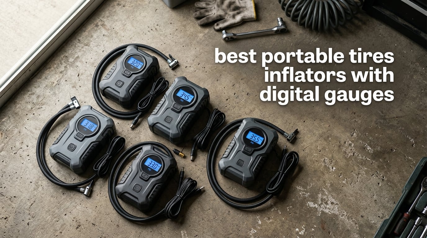 best portable tires inflators with digital gauges