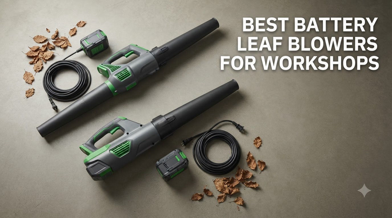 best battery leaf blowers for workshops