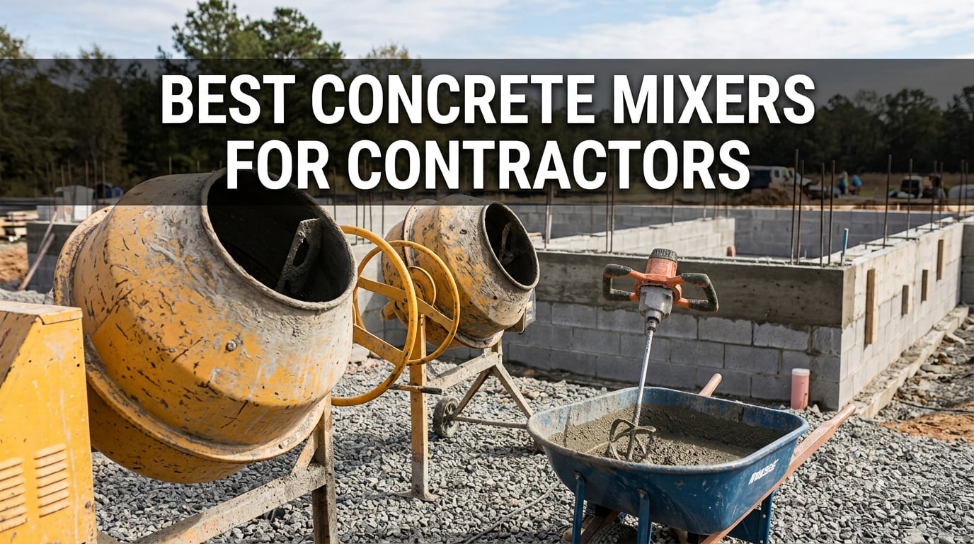 best concrete mixers for contractors