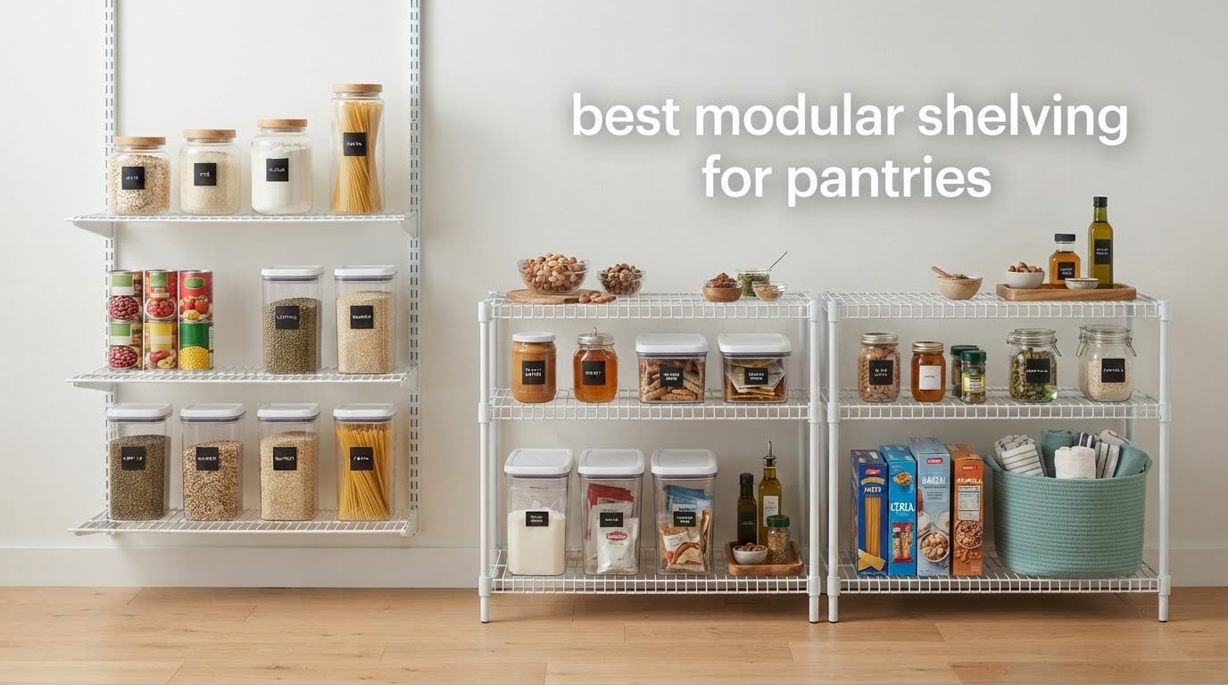 best modular shelving for pantries