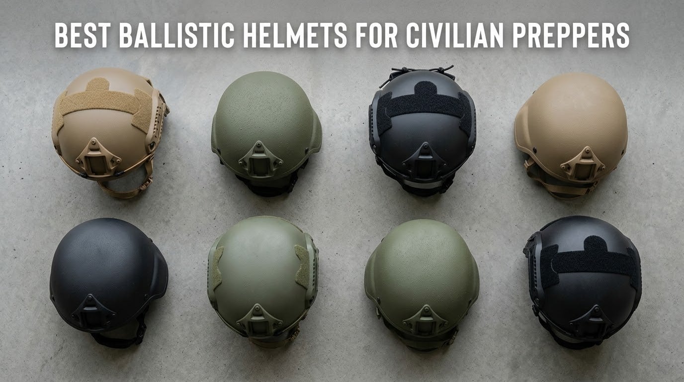 best ballistic helmets for civilian preppers
