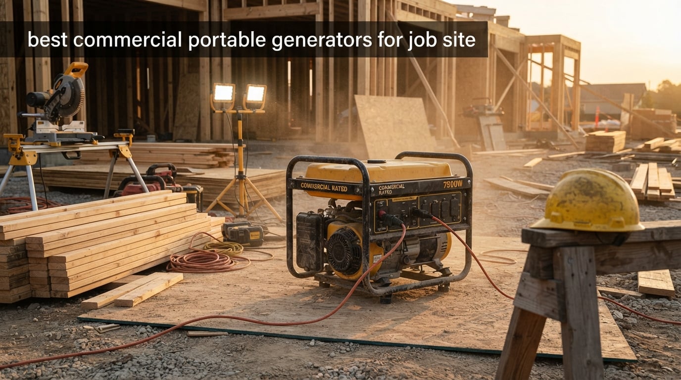 best commercial portable generators for job site