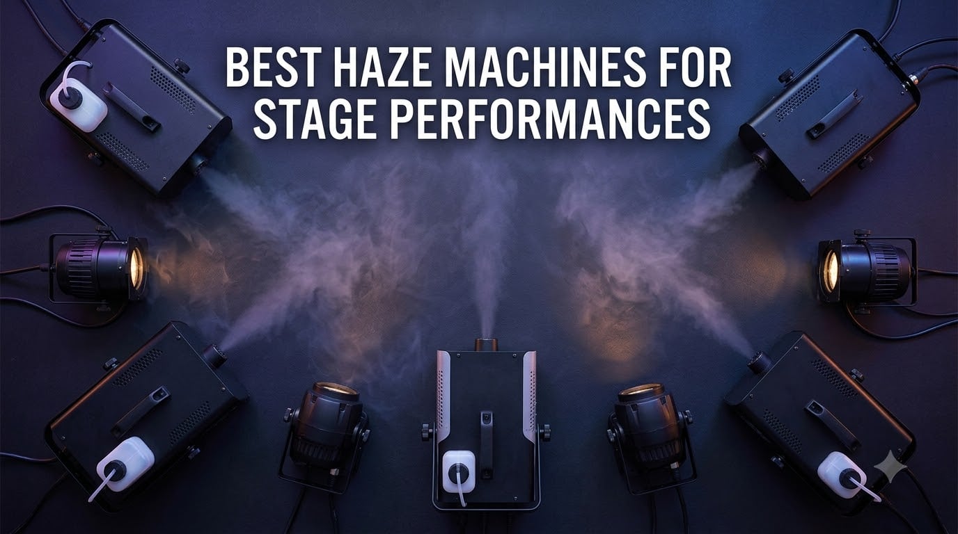 best haze machines for stage performances