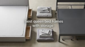 best queen bed frames with storage