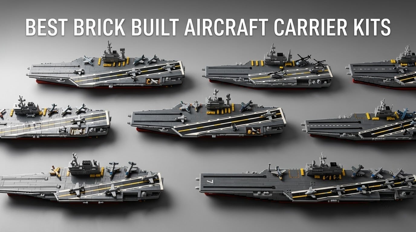 best brick built aircraft carrier kits