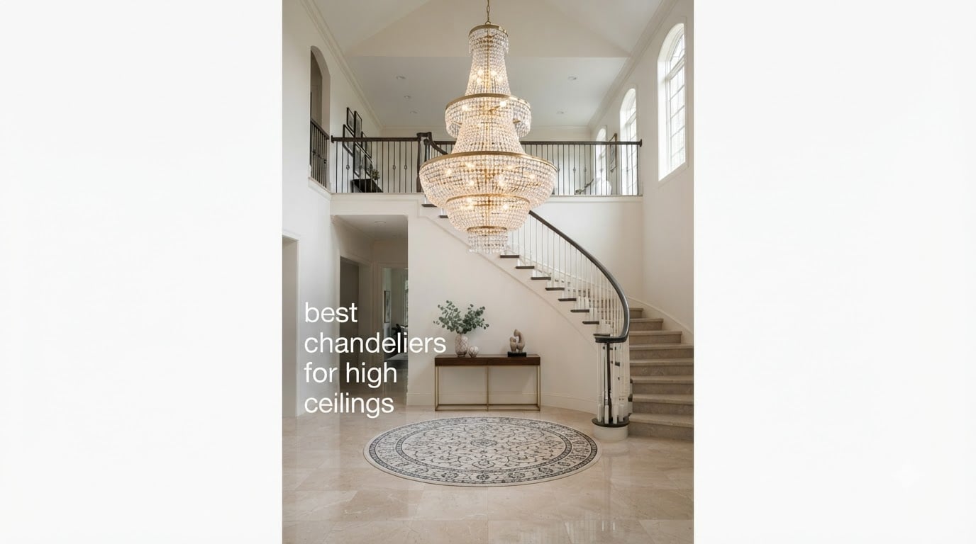 best chandeliers for high ceilings