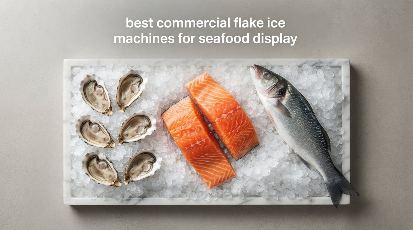 best commercial flake ice machines for seafood display