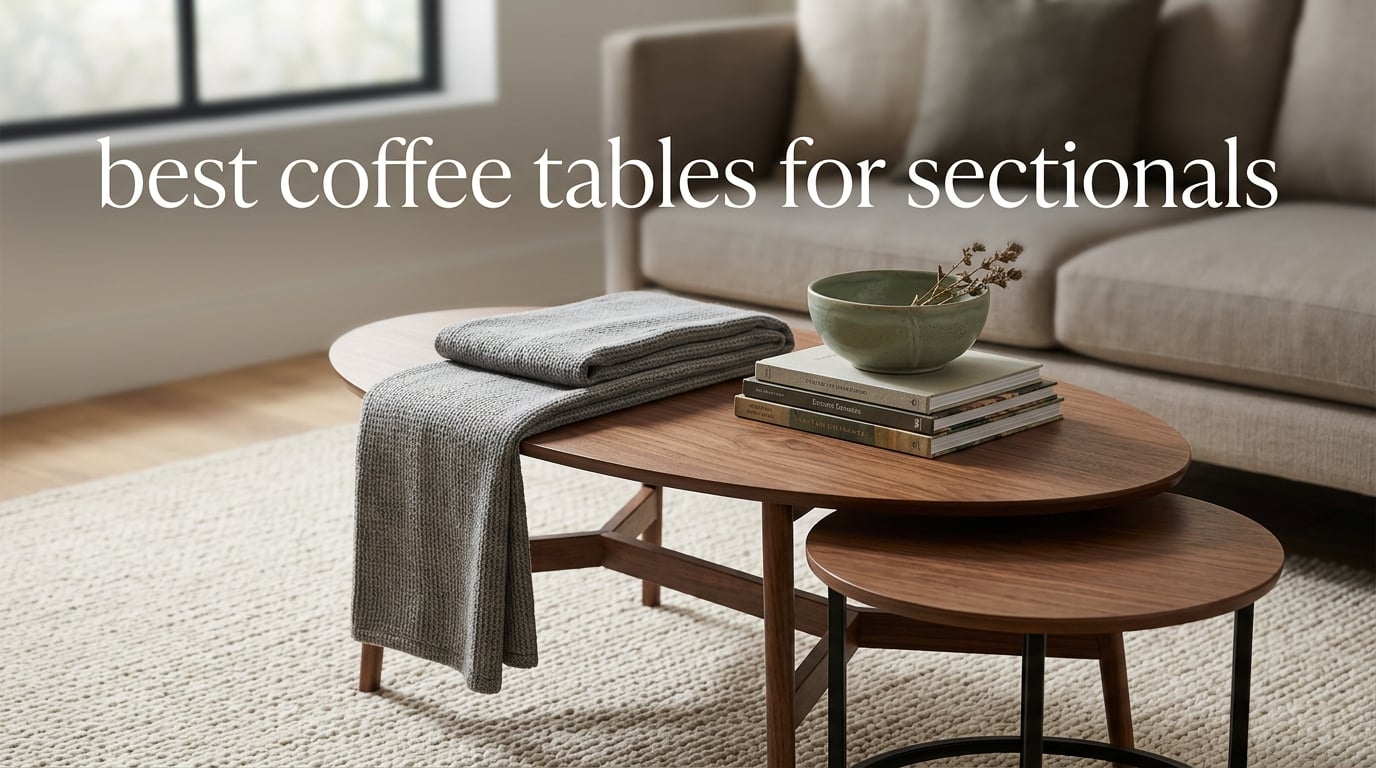 best coffee tables for sectionals