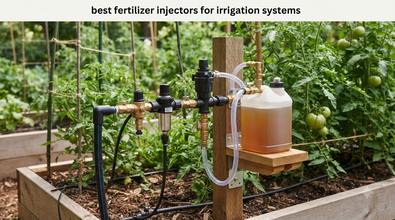 best fertilizer injectors for irrigation systems