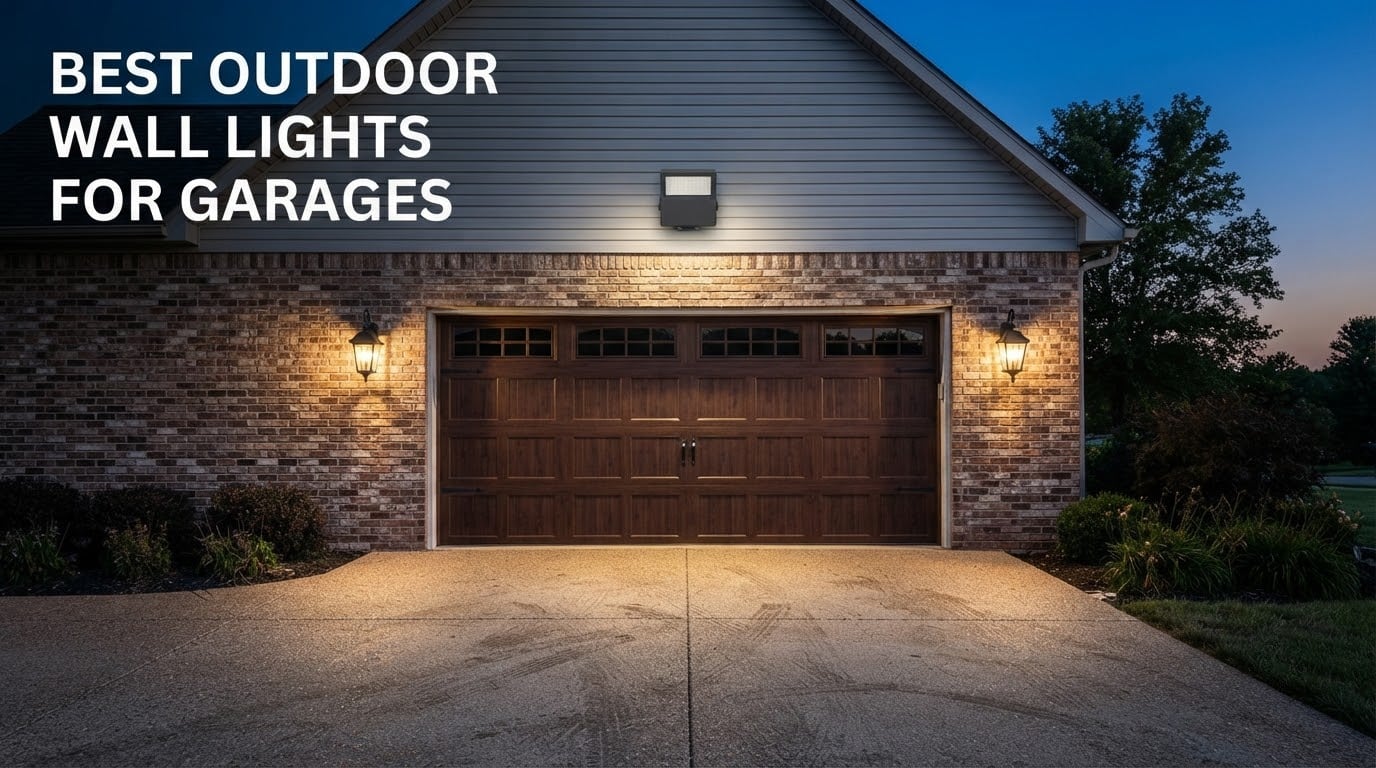 best outdoor wall lights for garages