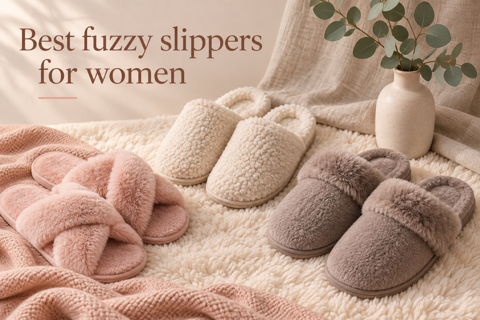 Best fuzzy slippers for women