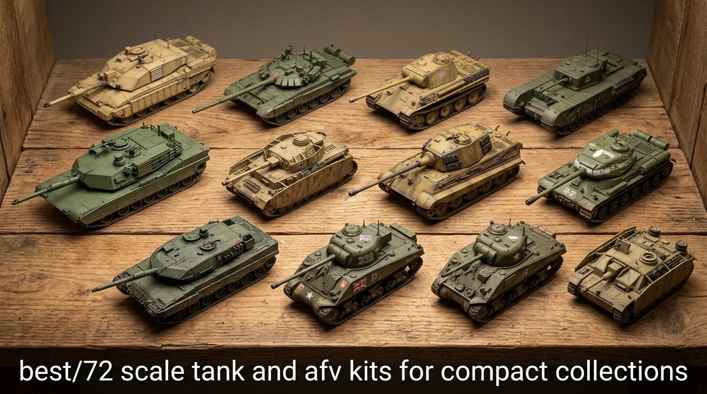 best 1/72 scale tank and afv kits for compact collections