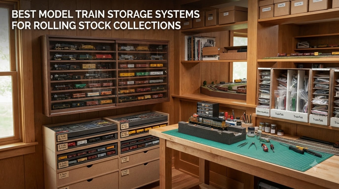 best model train storage systems for rolling stock collections