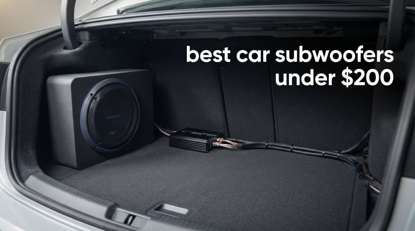 best car subwoofers under $200