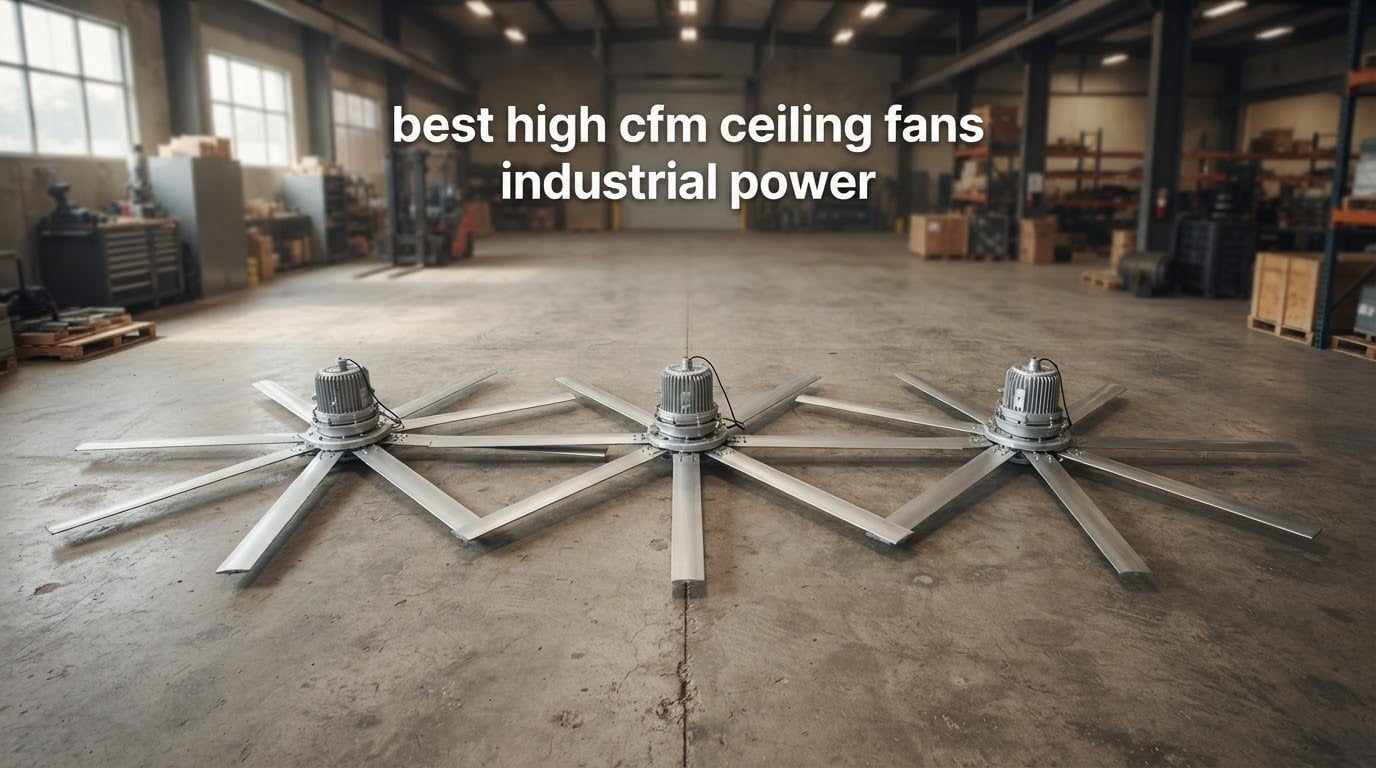 best high cfm ceiling fans industrial power
