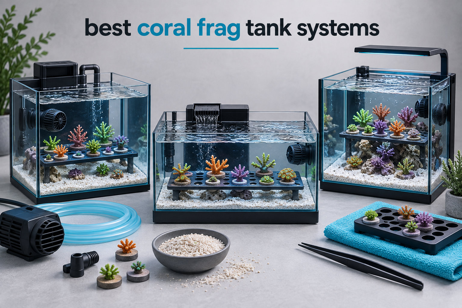 best coral frag tank systems