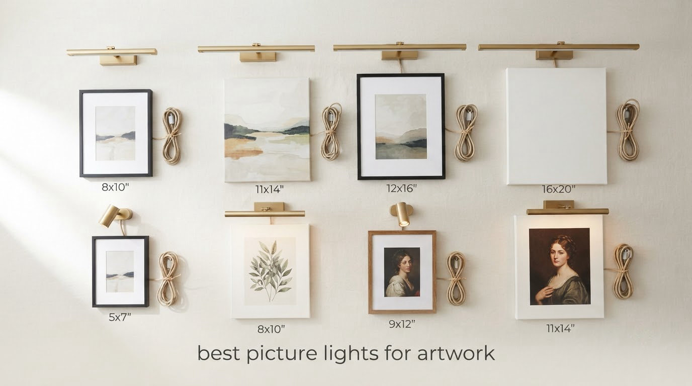 best picture lights for artwork