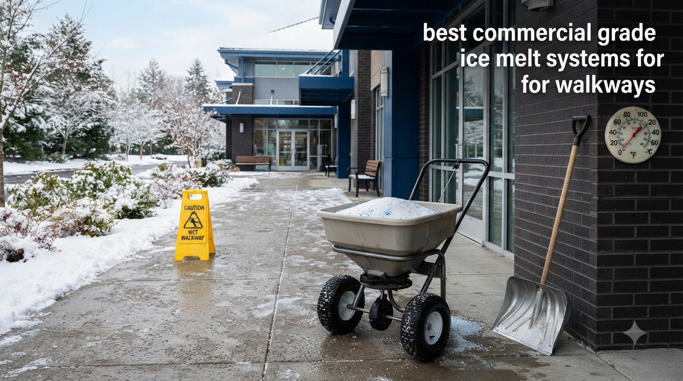 best commercial grade ice melt systems for walkways
