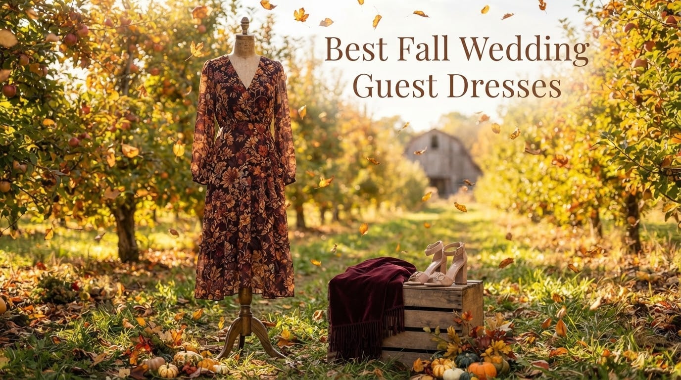 Best Fall Wedding Guest Dresses