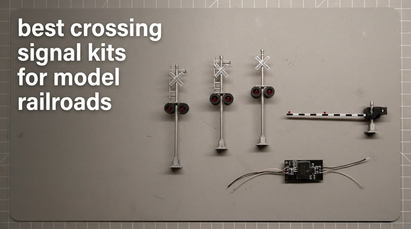 best crossing signal kits for model railroads